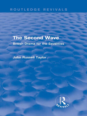 cover image of The Second Wave (Routledge Revivals)